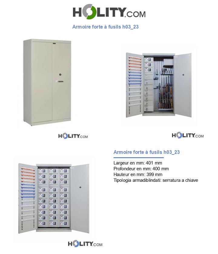 Armoire forte à fusils h03_23