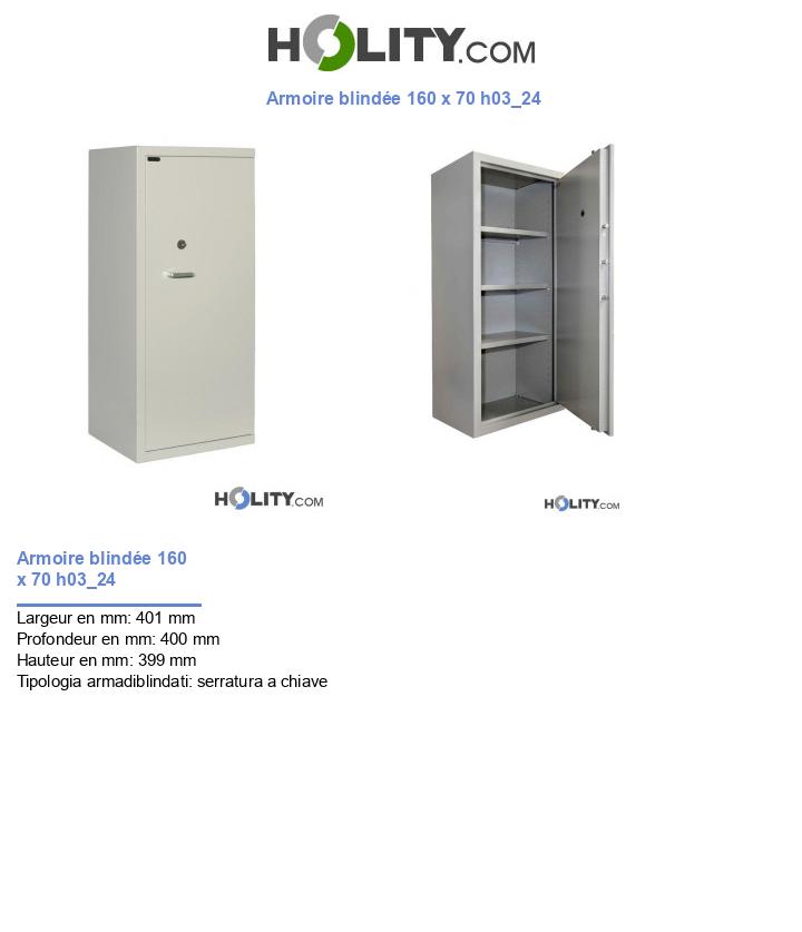 Armoire blindée 160 x 70 h03_24