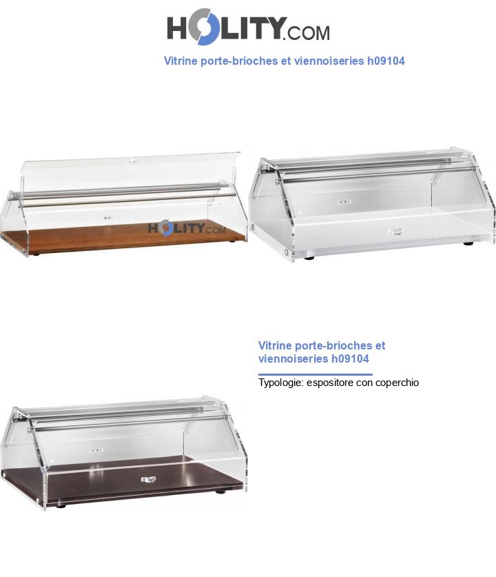Vitrine porte-brioches et viennoiseries h09104