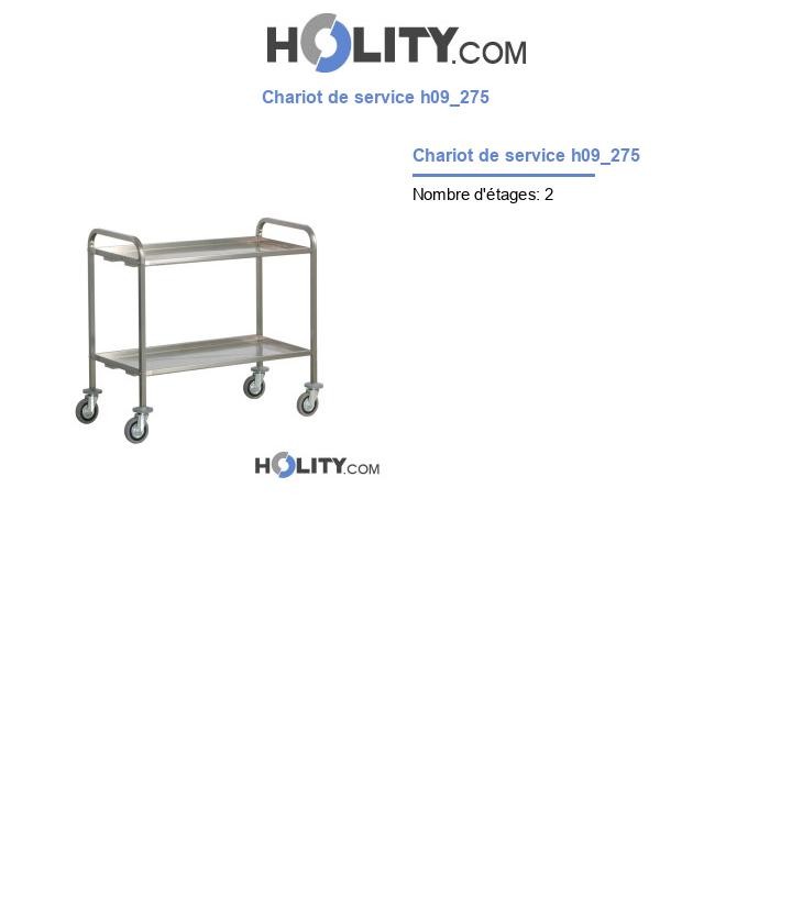 Chariot de service h09_275