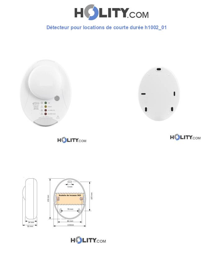 Détecteur pour locations de courte durée h1002_01