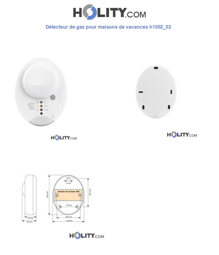 Détecteur de gaz pour maisons de vacances h1002_02