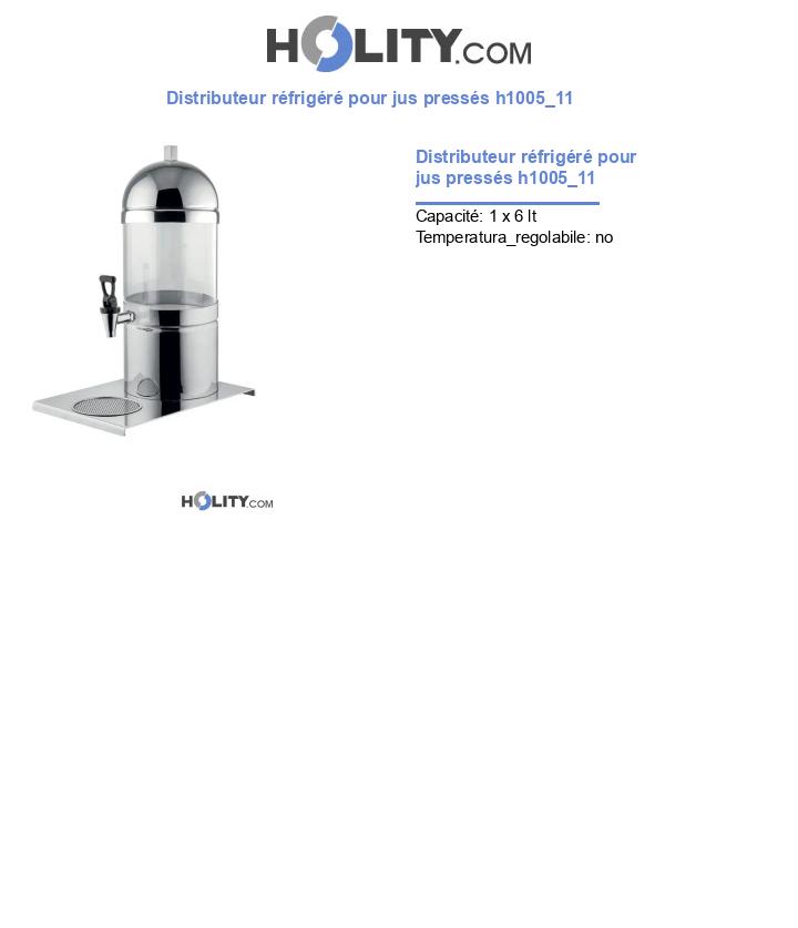 Distributeur réfrigéré pour jus pressés h1005_11