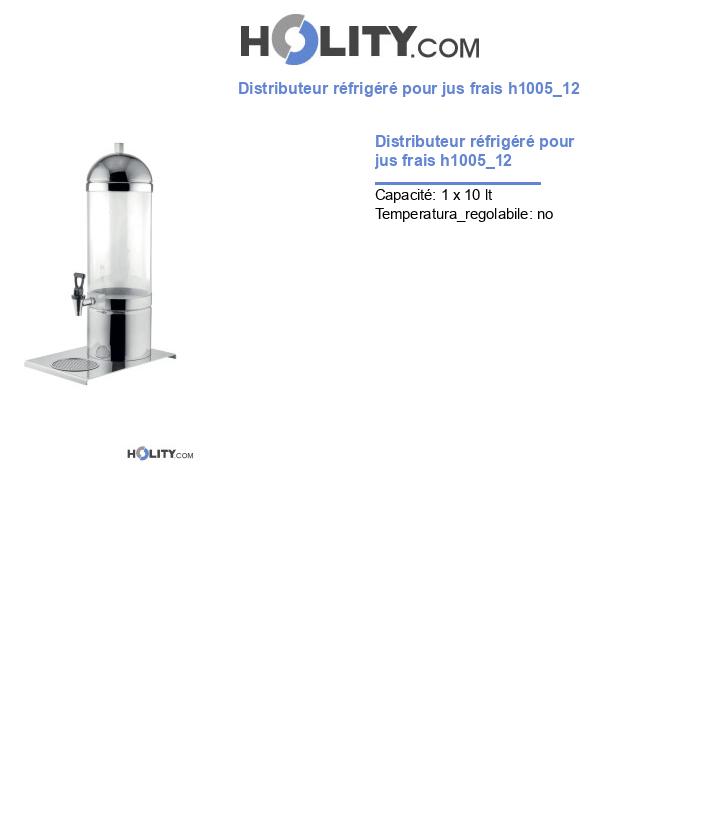 Distributeur réfrigéré pour jus frais h1005_12