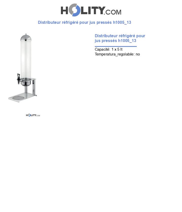 Distributeur réfrigéré pour jus pressés h1005_13