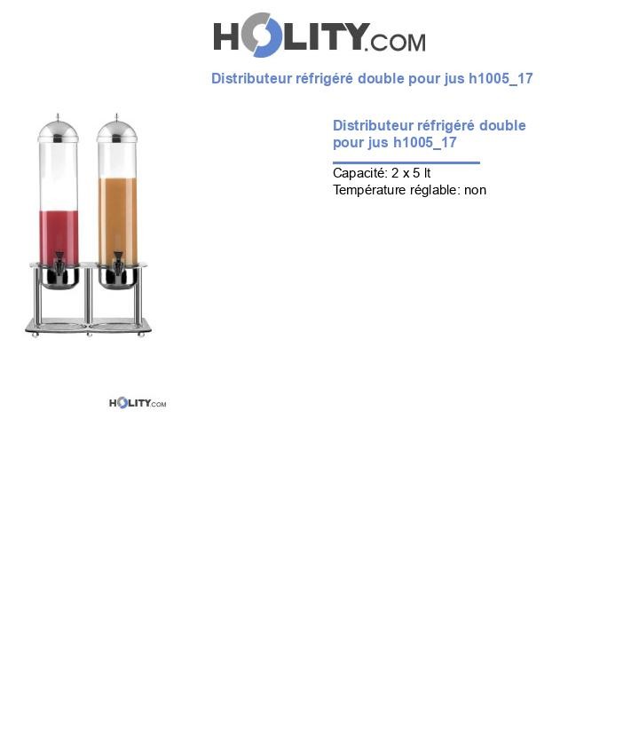 Distributeur réfrigéré double pour jus h1005_17