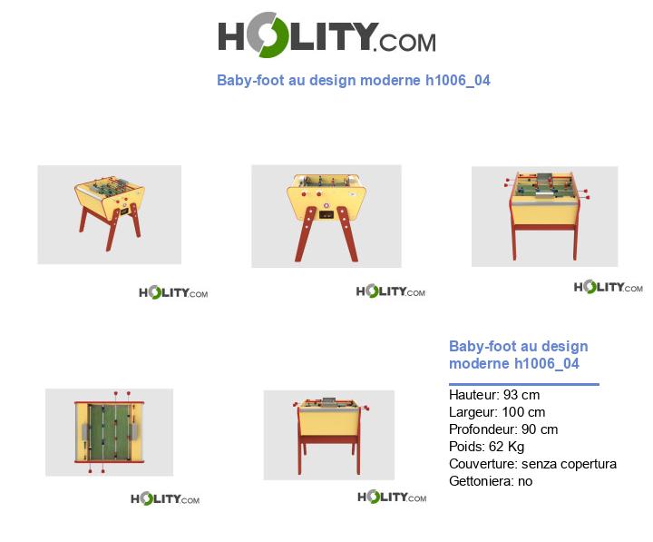 Baby-foot au design moderne h1006_04