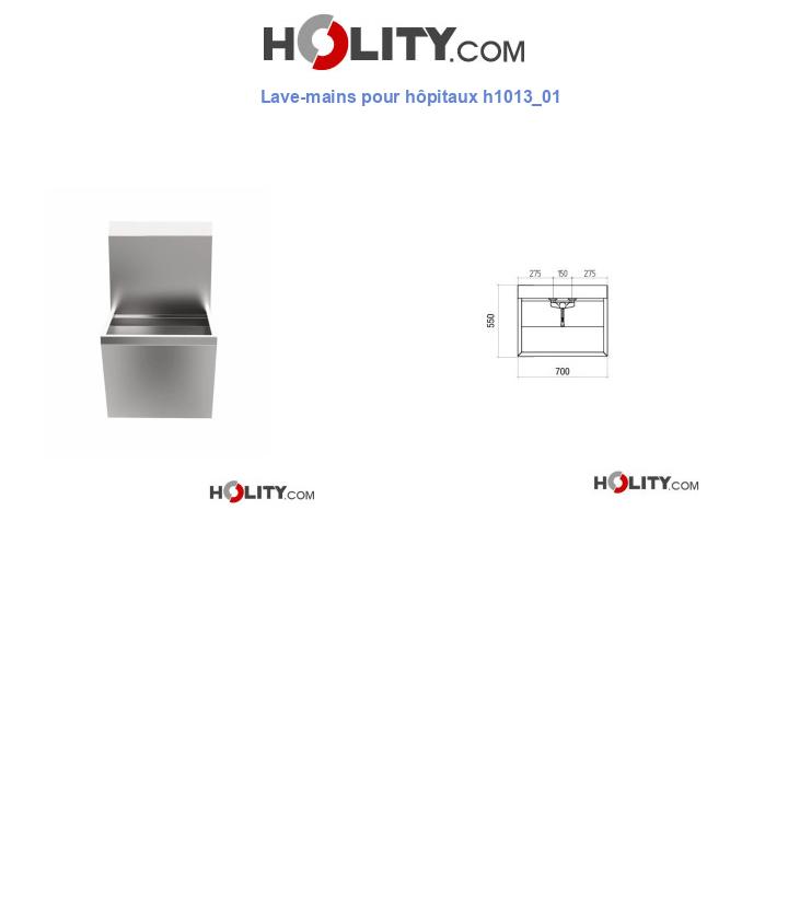Lave-mains pour hôpitaux h1013_01
