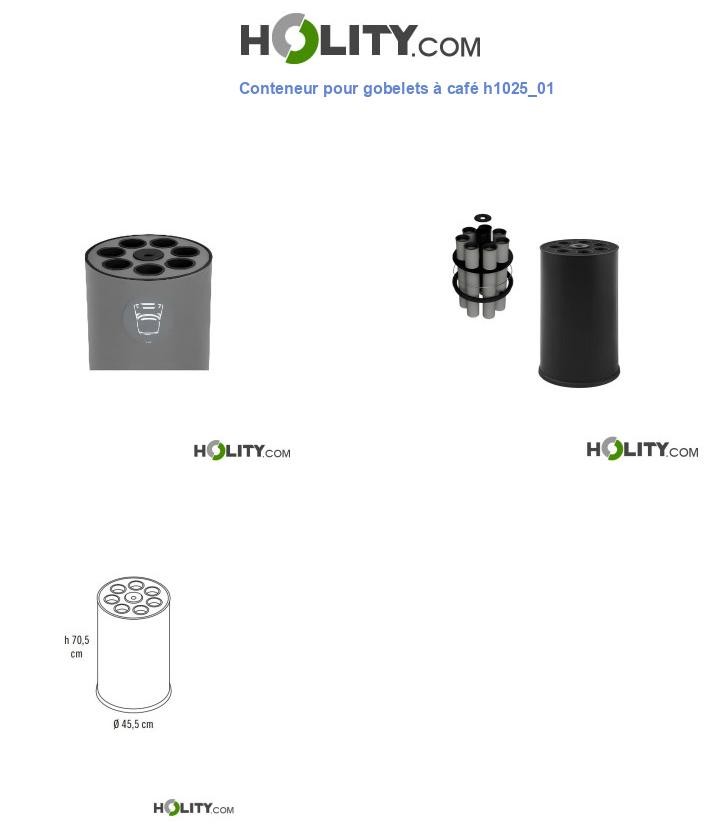 Conteneur pour gobelets à café h1025_01