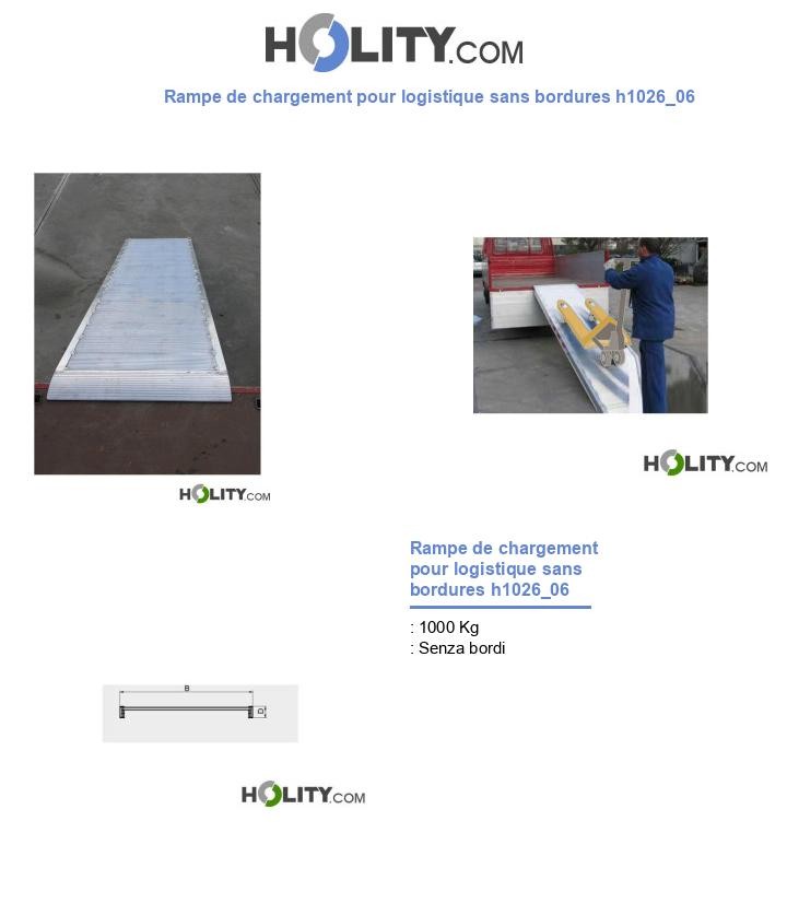 Rampe de chargement pour logistique sans bordures h1026_06