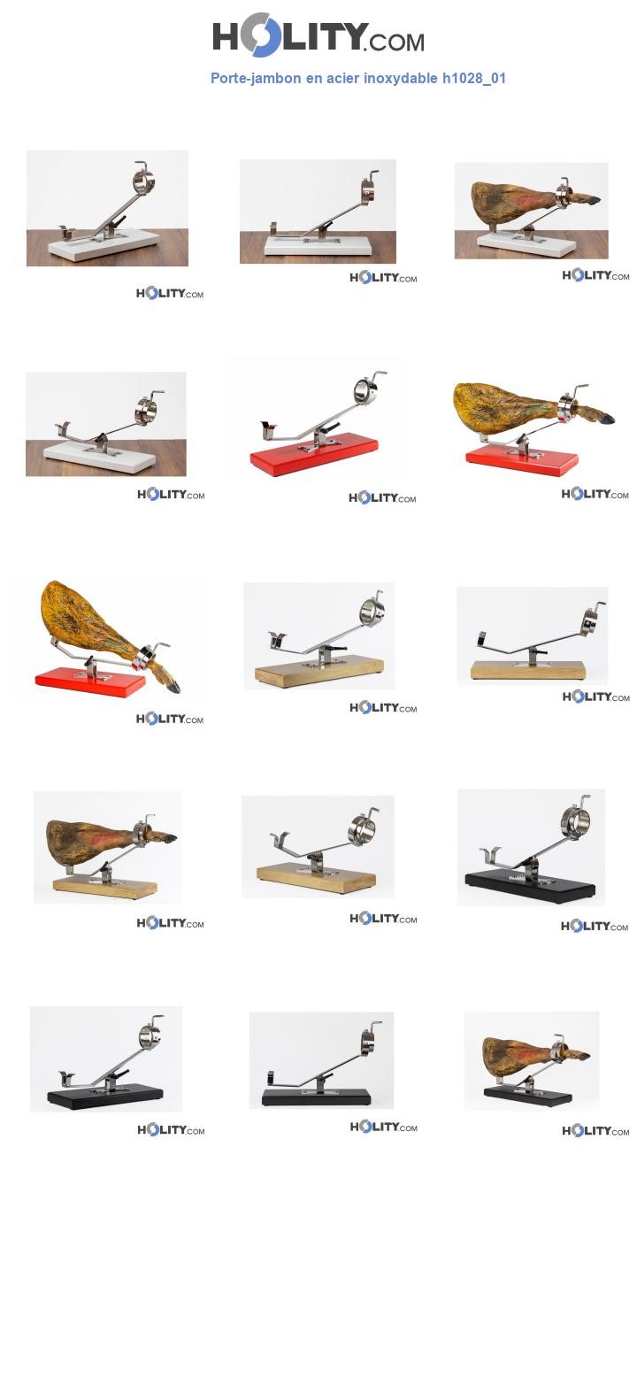 Porte-jambon en acier inoxydable h1028_01
