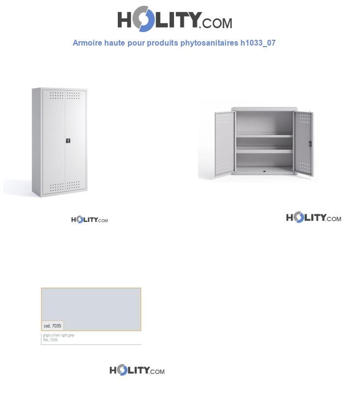 Armoire haute pour produits phytosanitaires h1033_07