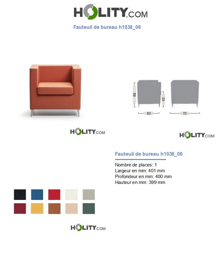 Fauteuil de bureau h1038_06