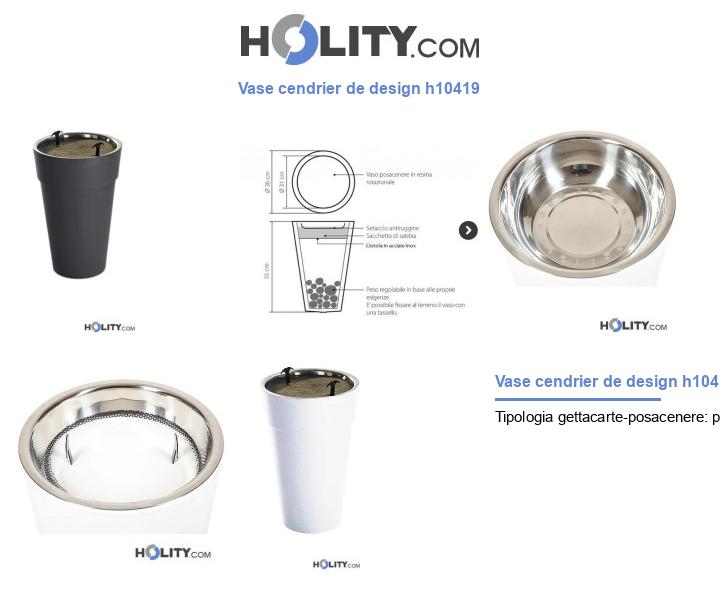 Vase cendrier de design h10419