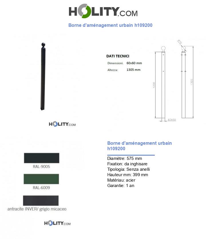 Borne d'aménagement urbain h109200