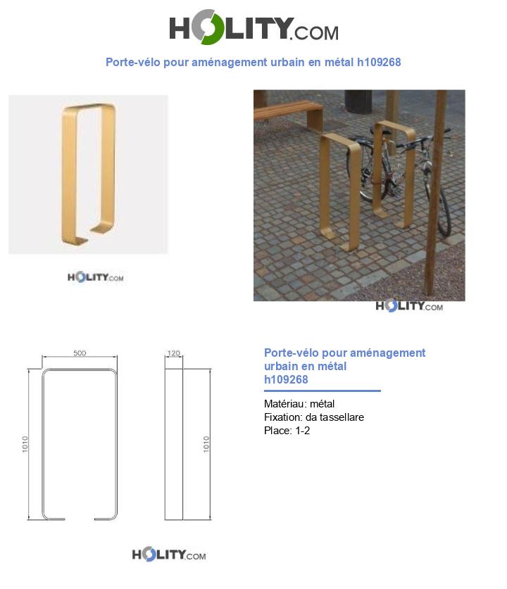 Porte-vélo pour aménagement urbain en métal h109268