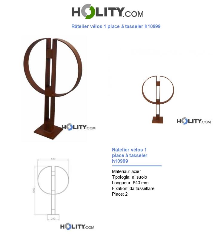 Râtelier vélos 1 place à tasseler h10999