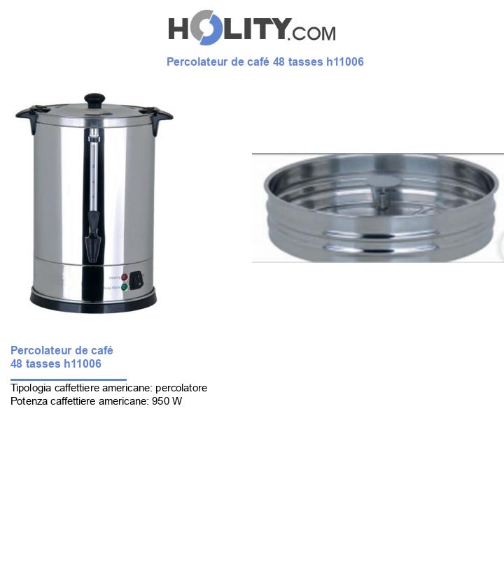 Percolateur de café 48 tasses h11006