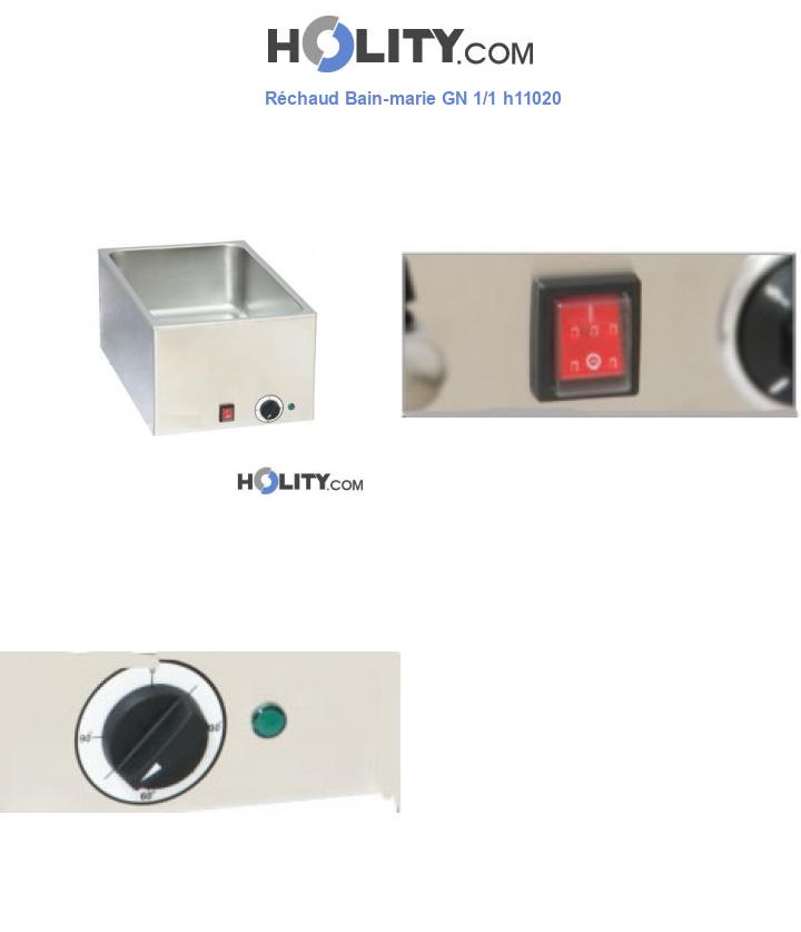 Réchaud Bain-marie GN 1/1 h11020