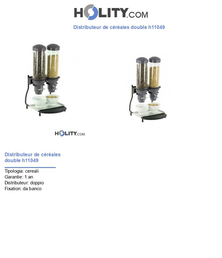 Distributeur de céréales double h11049