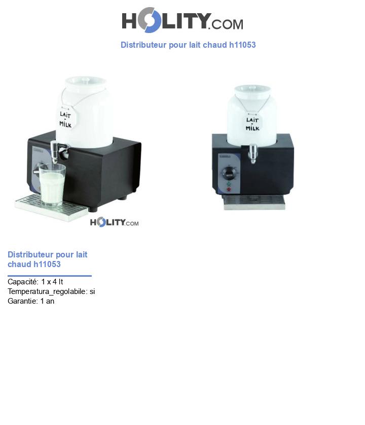 Distributeur pour lait chaud h11053