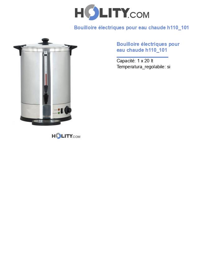Bouilloire électriques pour eau chaude h110_101