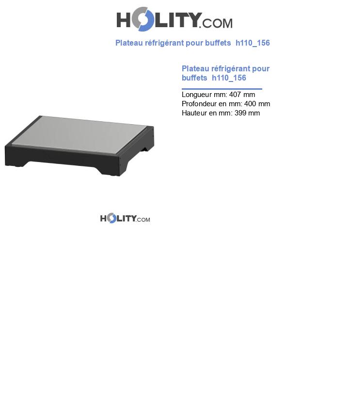 Plateau réfrigérant pour buffets  h110_156