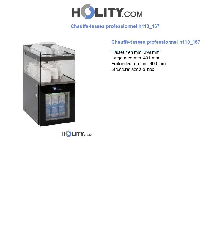 Chauffe-tasses professionnel h110_167
