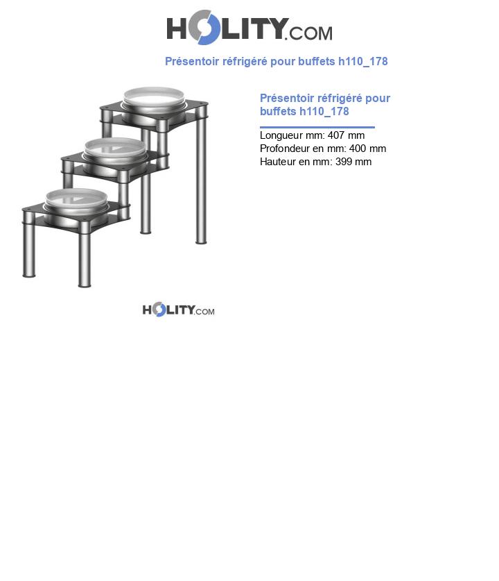 Présentoir réfrigéré pour buffets h110_178