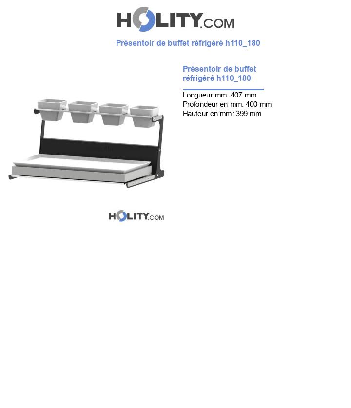 Présentoir de buffet réfrigéré h110_180