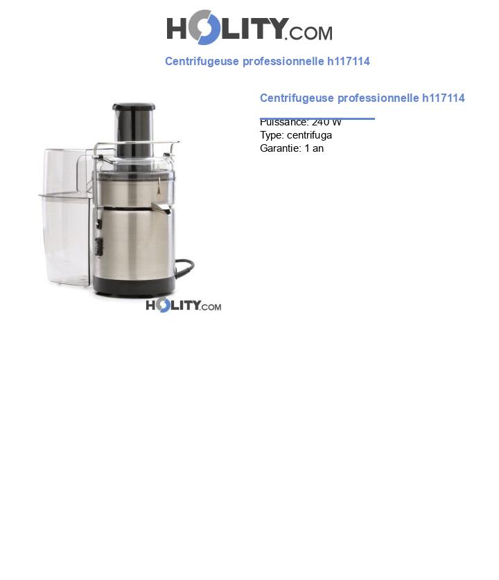 Centrifugeuse professionnelle h117114