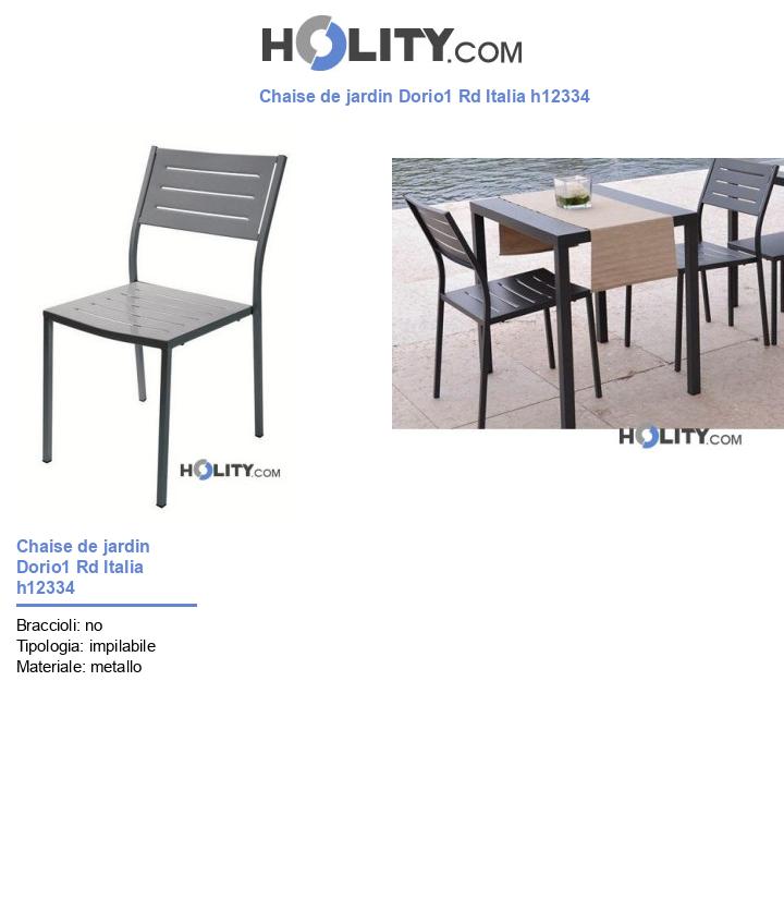 Chaise de jardin Dorio1 Rd Italia h12334
