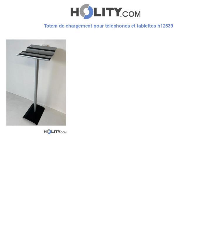 Totem de chargement pour téléphones et tablettes h12539