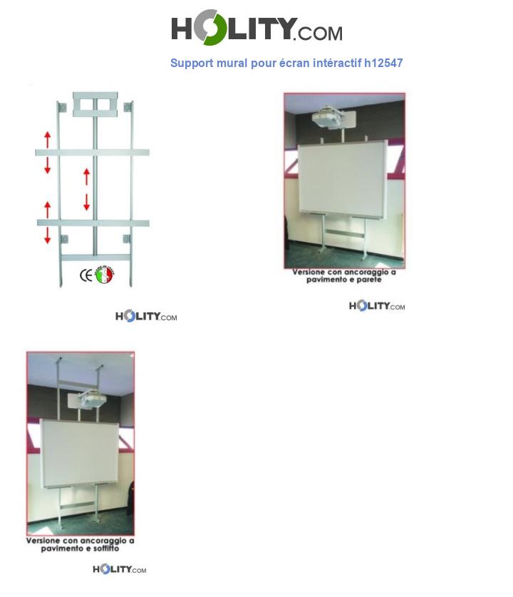 Support mural pour écran intéractif h12547