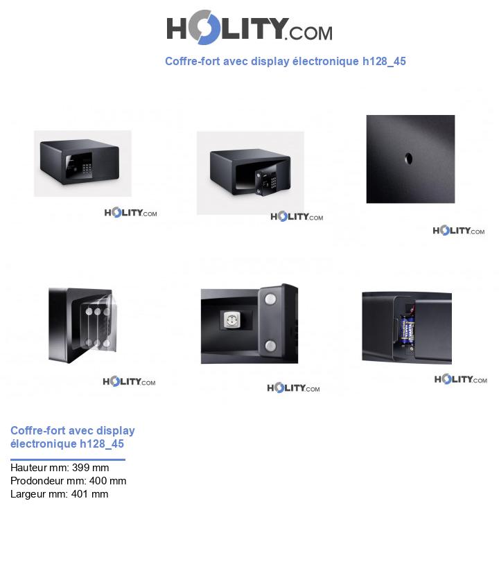 Coffre-fort avec display électronique h128_45