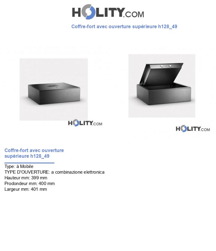Coffre-fort avec ouverture supérieure h128_49