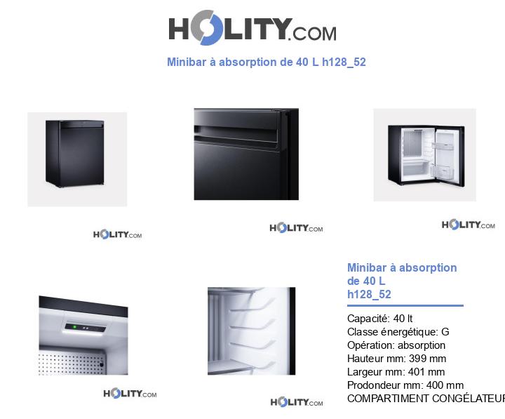 Minibar à absorption de 40 L h128_52