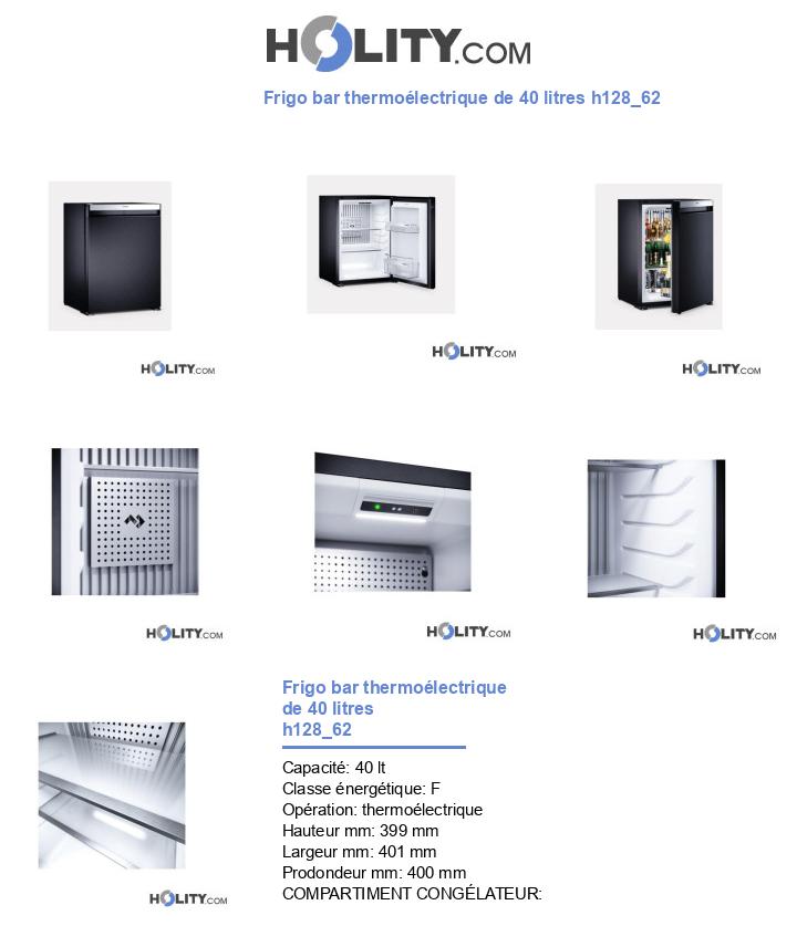 Frigo bar thermoélectrique de 40 litres h128_62