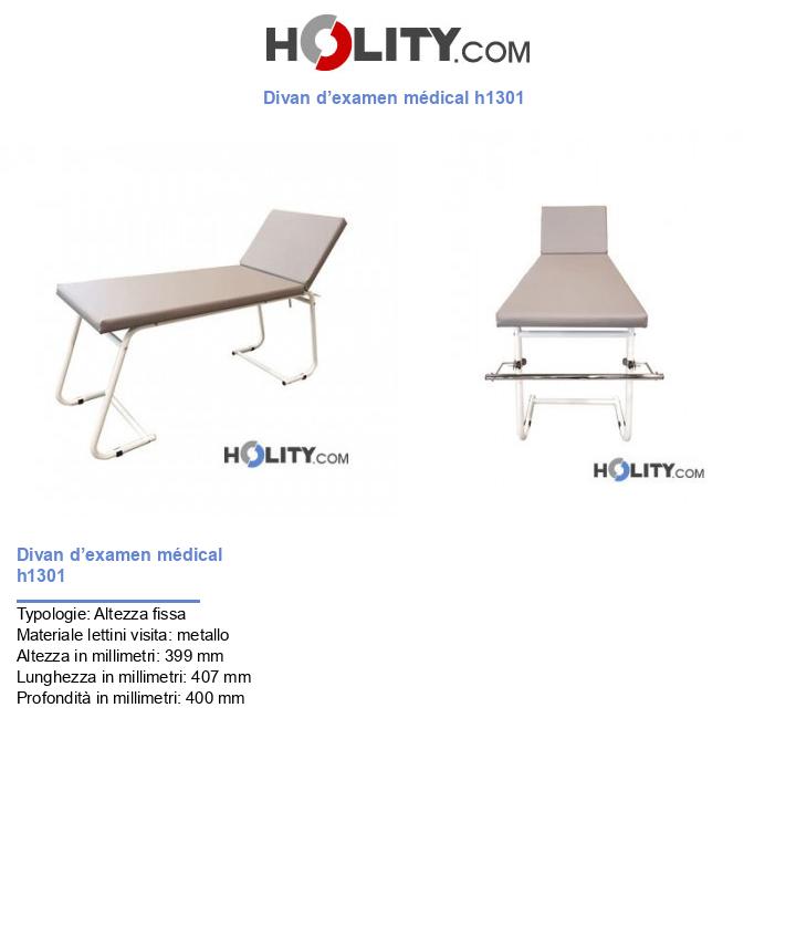 Divan d’examen médical h1301