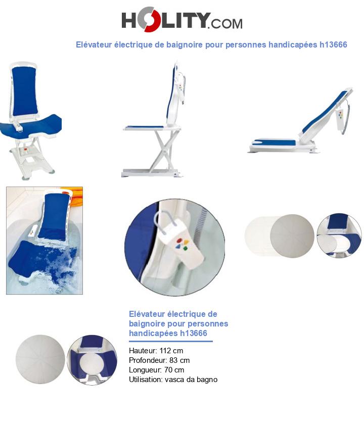 Elévateur électrique de baignoire pour personnes handicapées h13666