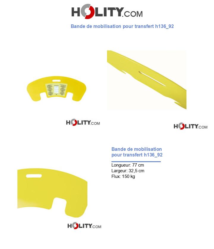 Bande de mobilisation pour transfert h136_92