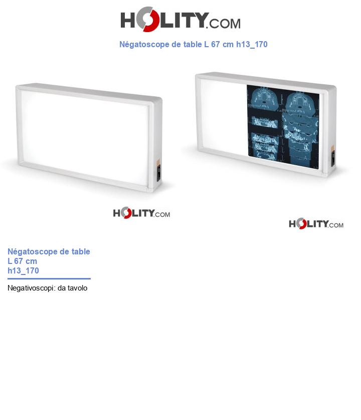Négatoscope de table L 67 cm h13_170