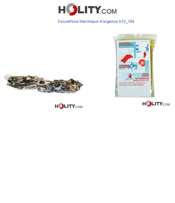 Couverture thermique d'urgence h13_194