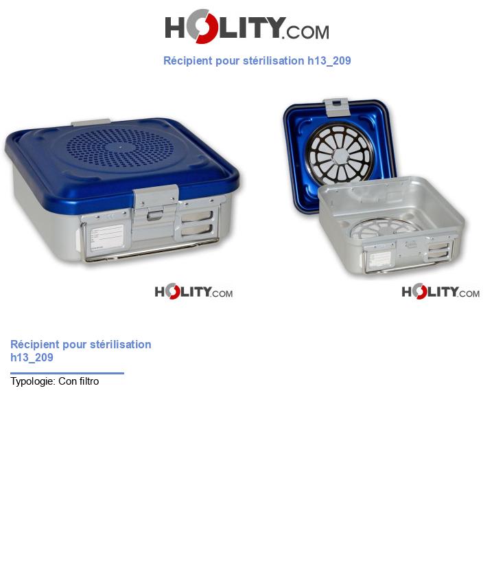 Récipient pour stérilisation h13_209
