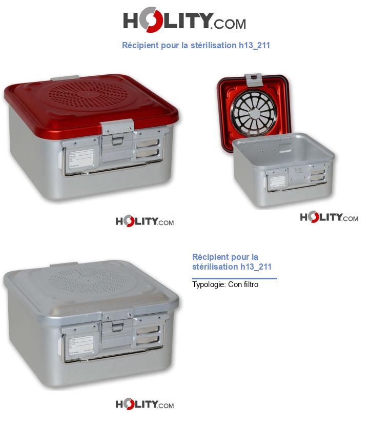 Récipient pour la stérilisation h13_211
