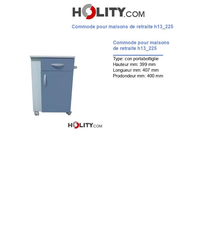 Commode pour maisons de retraite h13_225