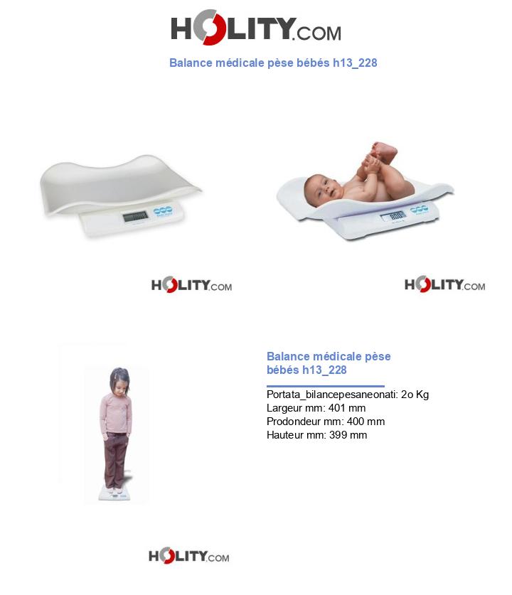 Balance médicale pèse bébés h13_228