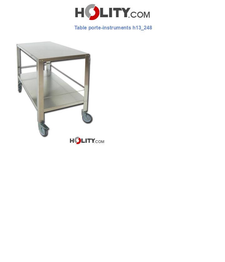 Table porte-instruments h13_248