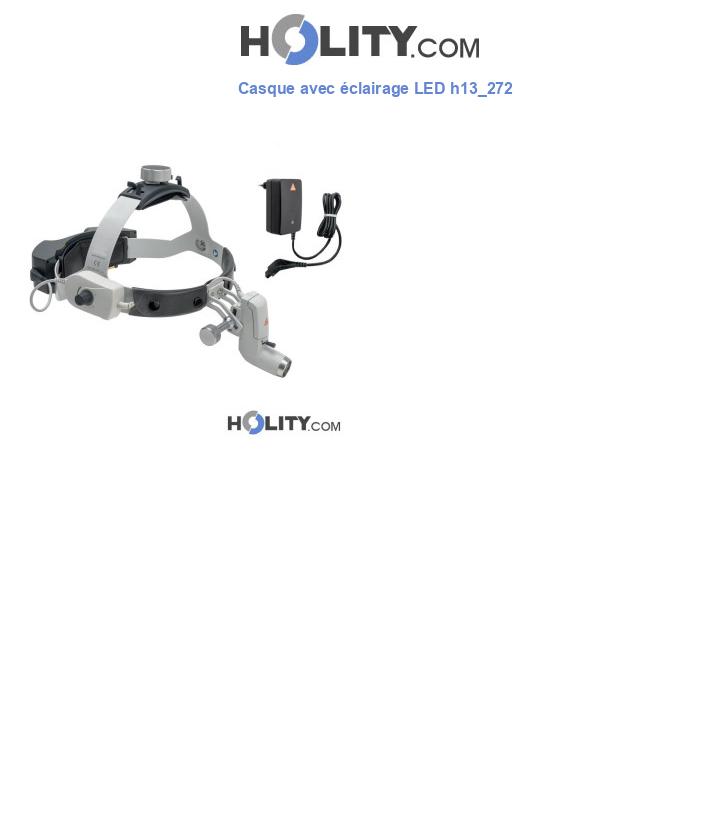 Casque avec éclairage LED h13_272