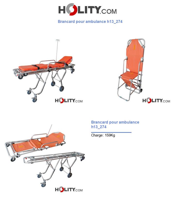 Brancard pour ambulance h13_274